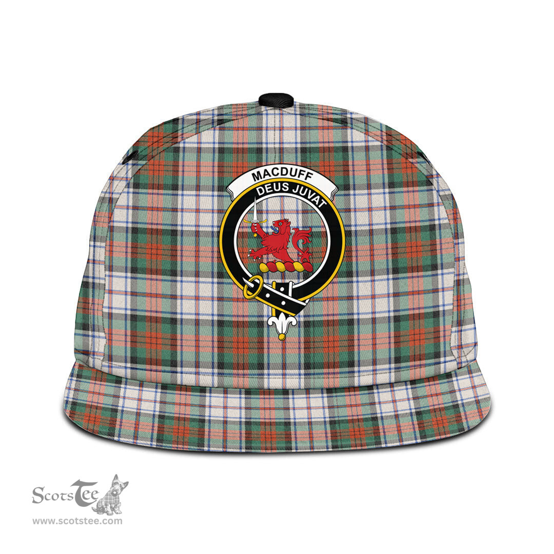 Scottish MacDuff Dress Ancient Clan Tartan Snapback Hat - Crest Classic Scottish Plaid Tartan Plaid
