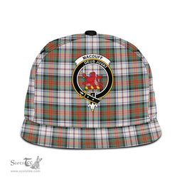 Scottish MacDuff Dress Ancient Clan Tartan Snapback Hat - Crest Classic Scottish Plaid Tartan Plaid
