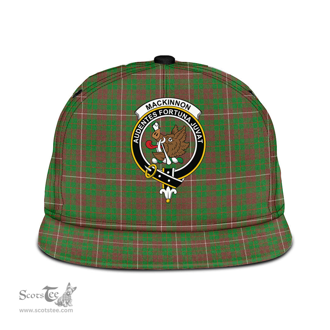 Scottish MacKinnon Hunting Modern Clan Tartan Snapback Hat - Crest Classic Scottish Plaid Tartan Plaid