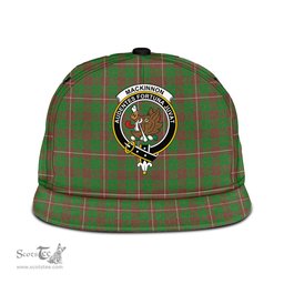 Scottish MacKinnon Hunting Modern Clan Tartan Snapback Hat - Crest Classic Scottish Plaid Tartan Plaid