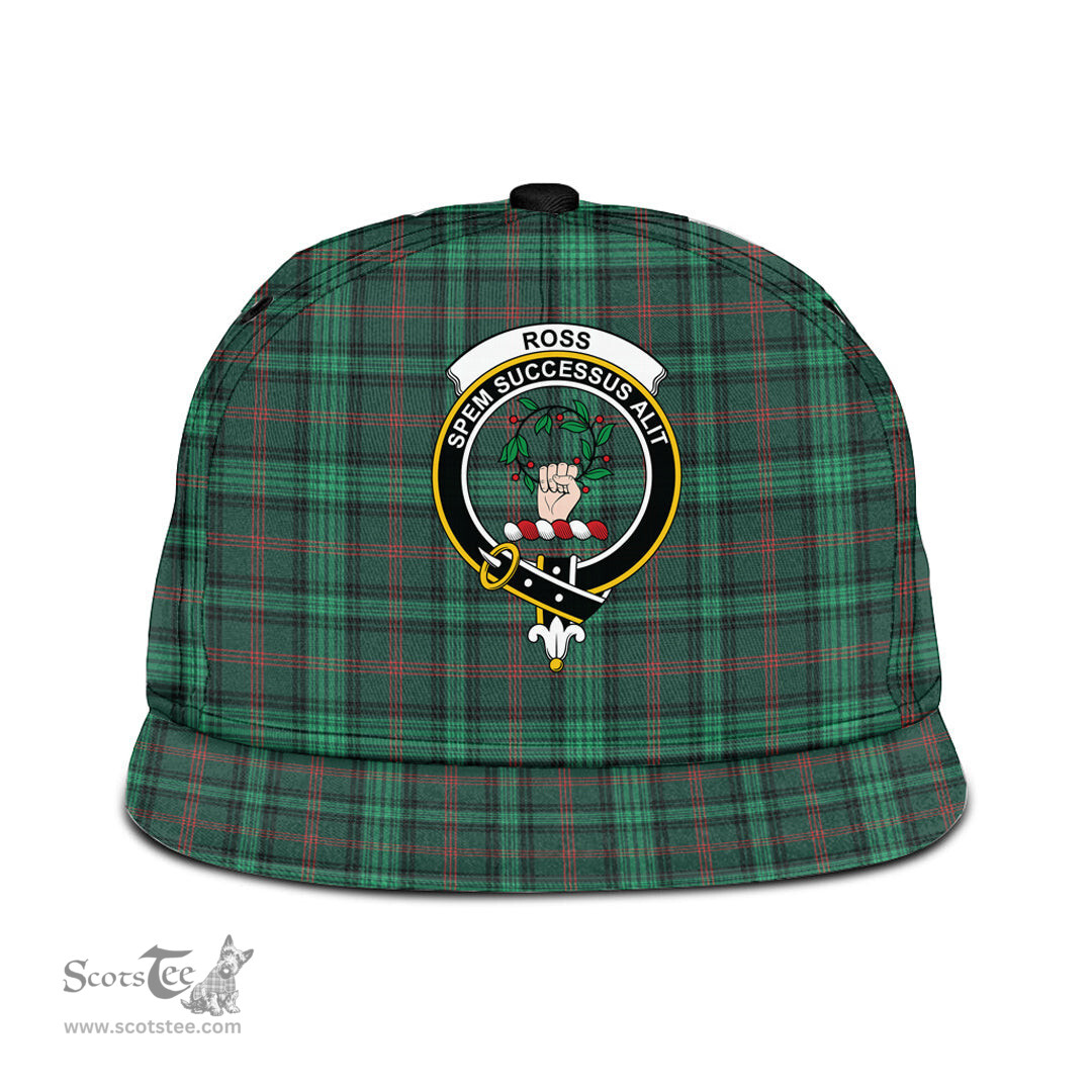 Scottish Ross Hunting Modern Clan Tartan Snapback Hat - Crest Classic Scottish Plaid Tartan Plaid