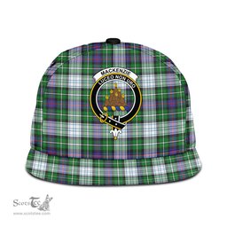 Scottish MacKenzie Dress Modern Clan Tartan Snapback Hat - Crest Classic Scottish Plaid Tartan Plaid