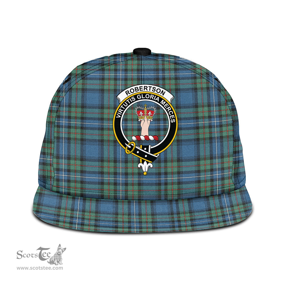 Scottish Robertson Hunting Ancient Clan Tartan Snapback Hat - Crest Classic Scottish Plaid Tartan Plaid