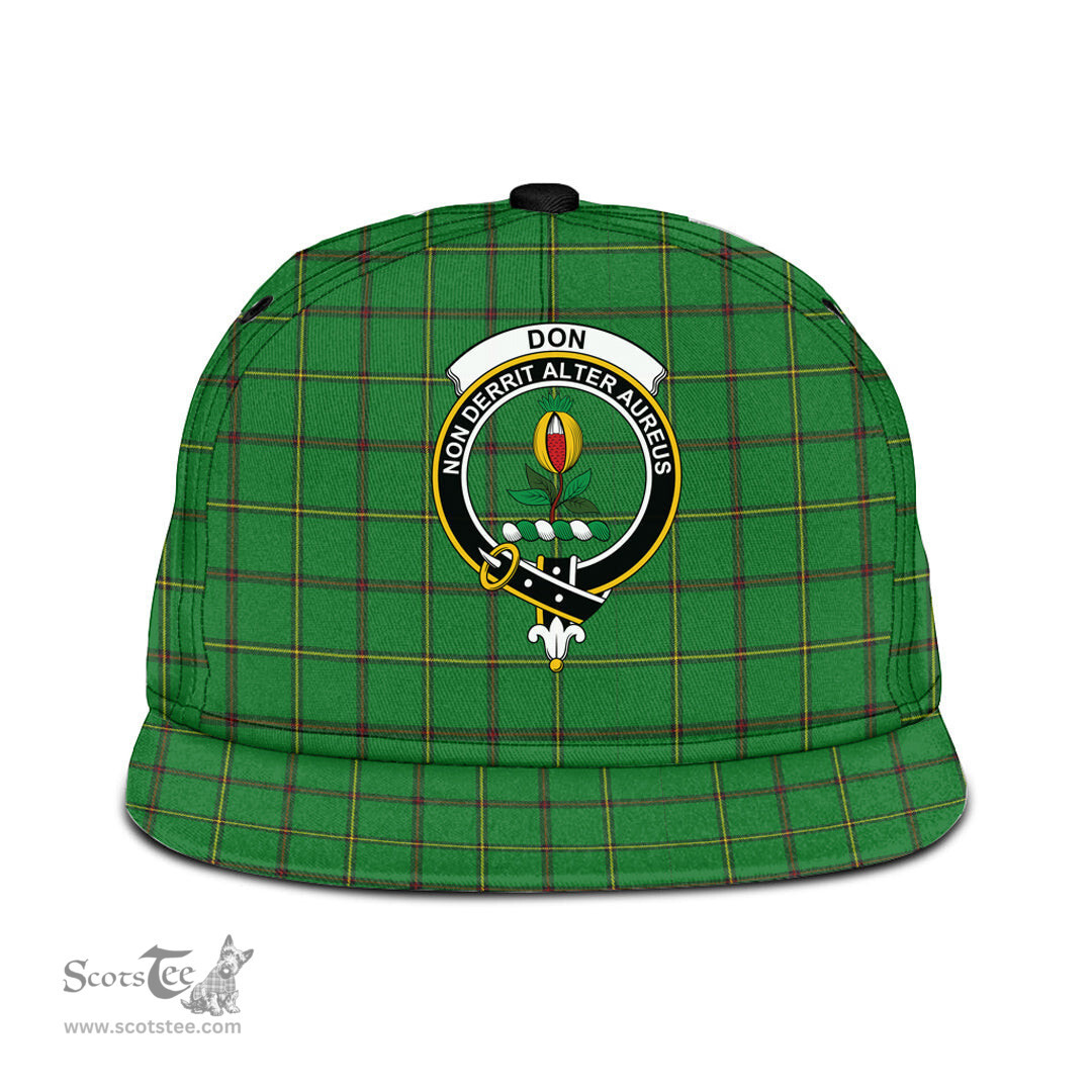 Scottish Don _Tribe of Mar Clan Tartan Snapback Hat - Crest Classic Scottish Plaid Tartan Plaid