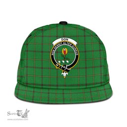 Scottish Don _Tribe of Mar Clan Tartan Snapback Hat - Crest Classic Scottish Plaid Tartan Plaid