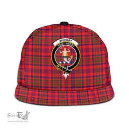 Scottish Murray of Tulloch Modern Clan Tartan Snapback Hat - Crest Classic Scottish Plaid Tartan Plaid