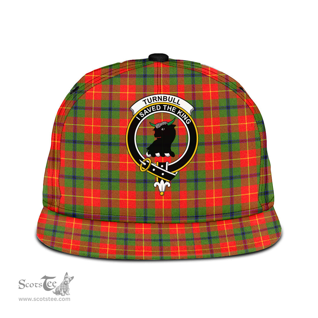 Scottish Turnbull Dress Clan Tartan Snapback Hat - Crest Classic Scottish Plaid Tartan Plaid