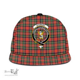 Scottish Stewart Royal Modern Clan Tartan Snapback Hat - Crest Classic Scottish Plaid Tartan Plaid