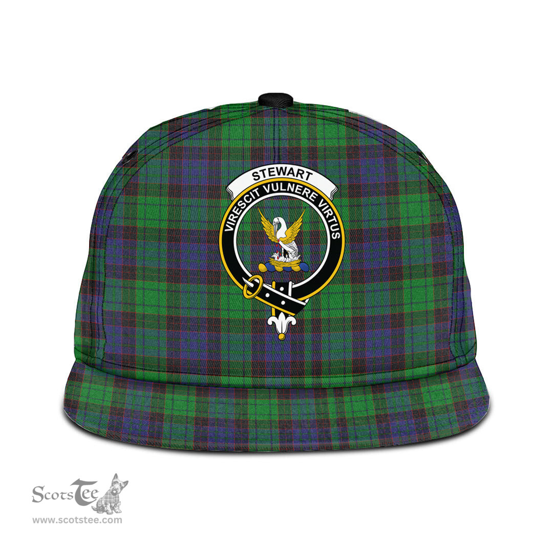Scottish Stewart Old Modern Clan Tartan Snapback Hat - Crest Classic Scottish Plaid Tartan Plaid