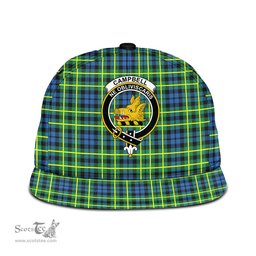 Scottish Campbell of Breadalbane Ancient Clan Tartan Snapback Hat - Crest Classic Scottish Plaid Tartan Plaid