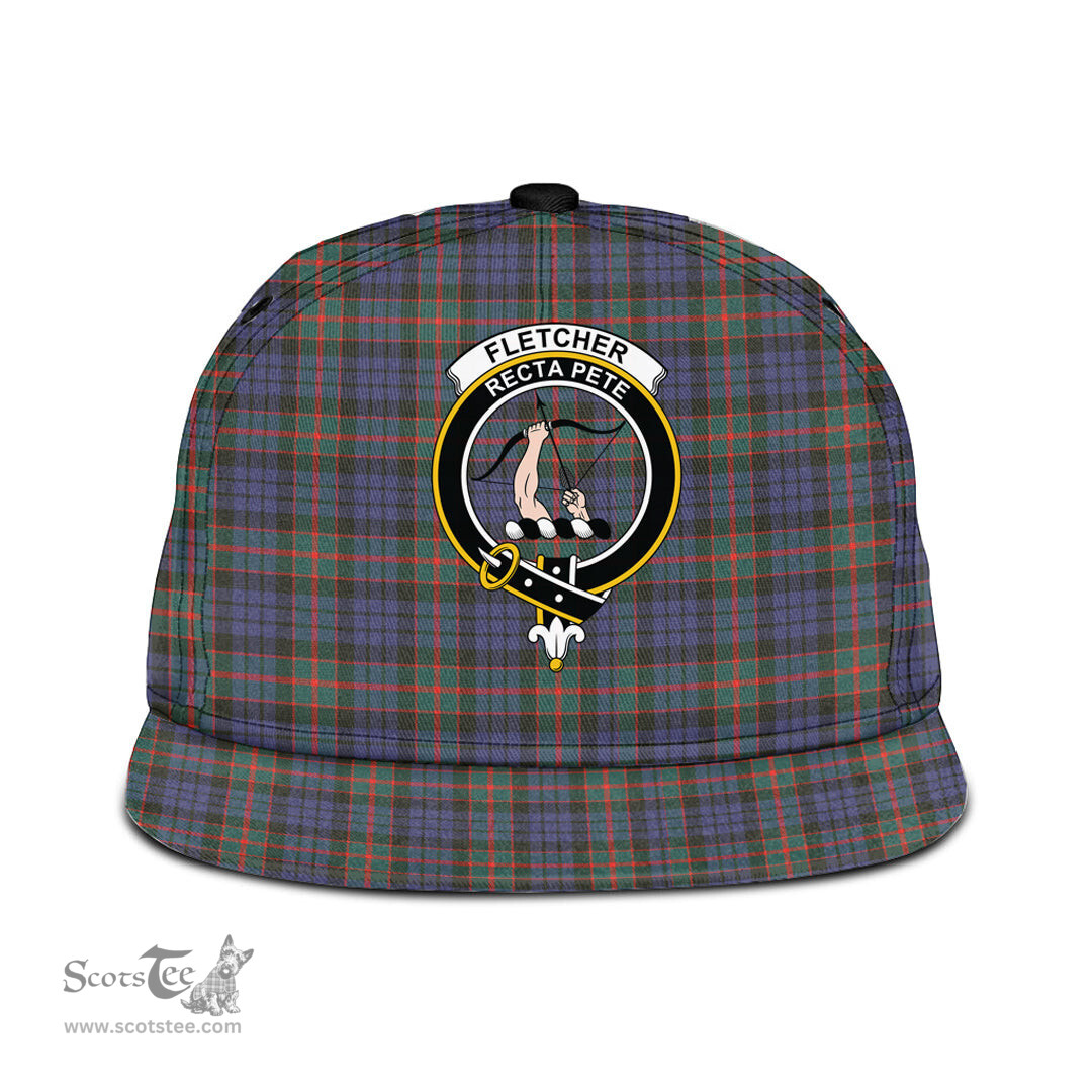 Scottish Fletcher of Dunans Clan Tartan Snapback Hat - Crest Classic Scottish Plaid Tartan Plaid