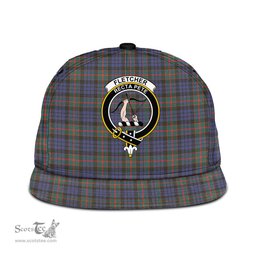 Scottish Fletcher of Dunans Clan Tartan Snapback Hat - Crest Classic Scottish Plaid Tartan Plaid