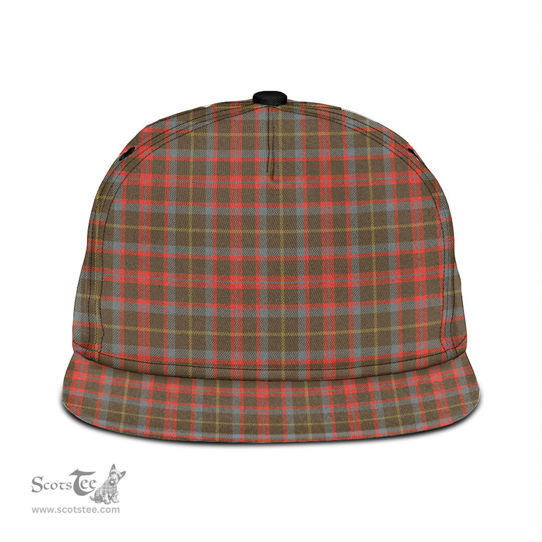 Scottish MacKintosh Hunting Weathered Clan Tartan Snapback Hat - Classic Scottish Plaid Tartan Plaid