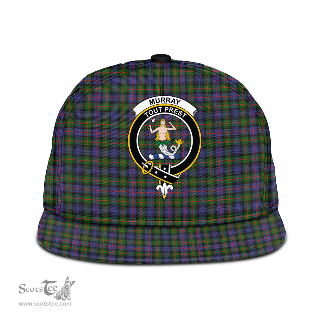 Scottish Murray of Atholl Modern Clan Tartan Snapback Hat - Crest Classic Scottish Plaid Tartan Plaid