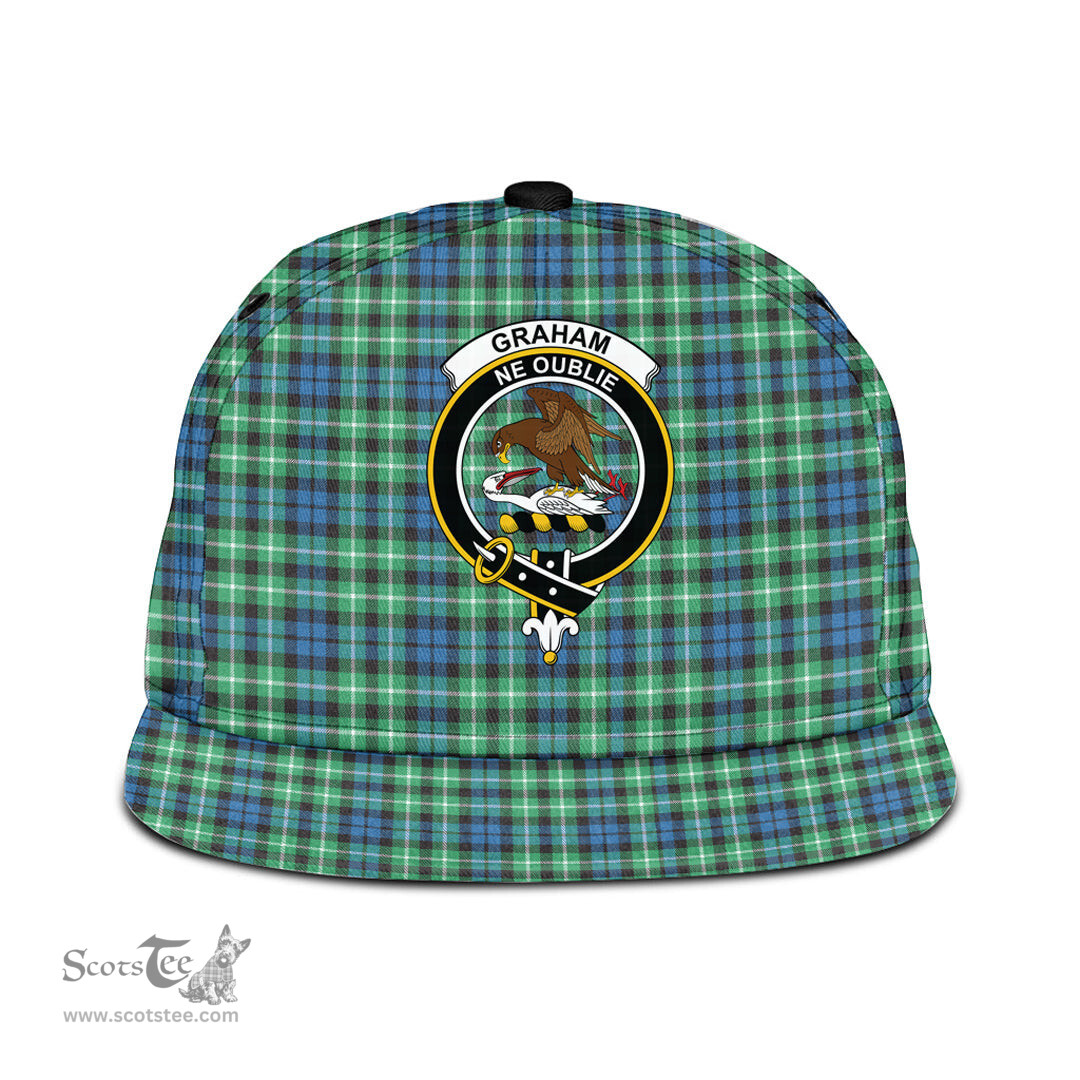 Scottish Graham of Montrose Ancient Clan Tartan Snapback Hat - Crest Classic Scottish Plaid Tartan Plaid