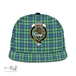 Scottish Graham of Montrose Ancient Clan Tartan Snapback Hat - Crest Classic Scottish Plaid Tartan Plaid