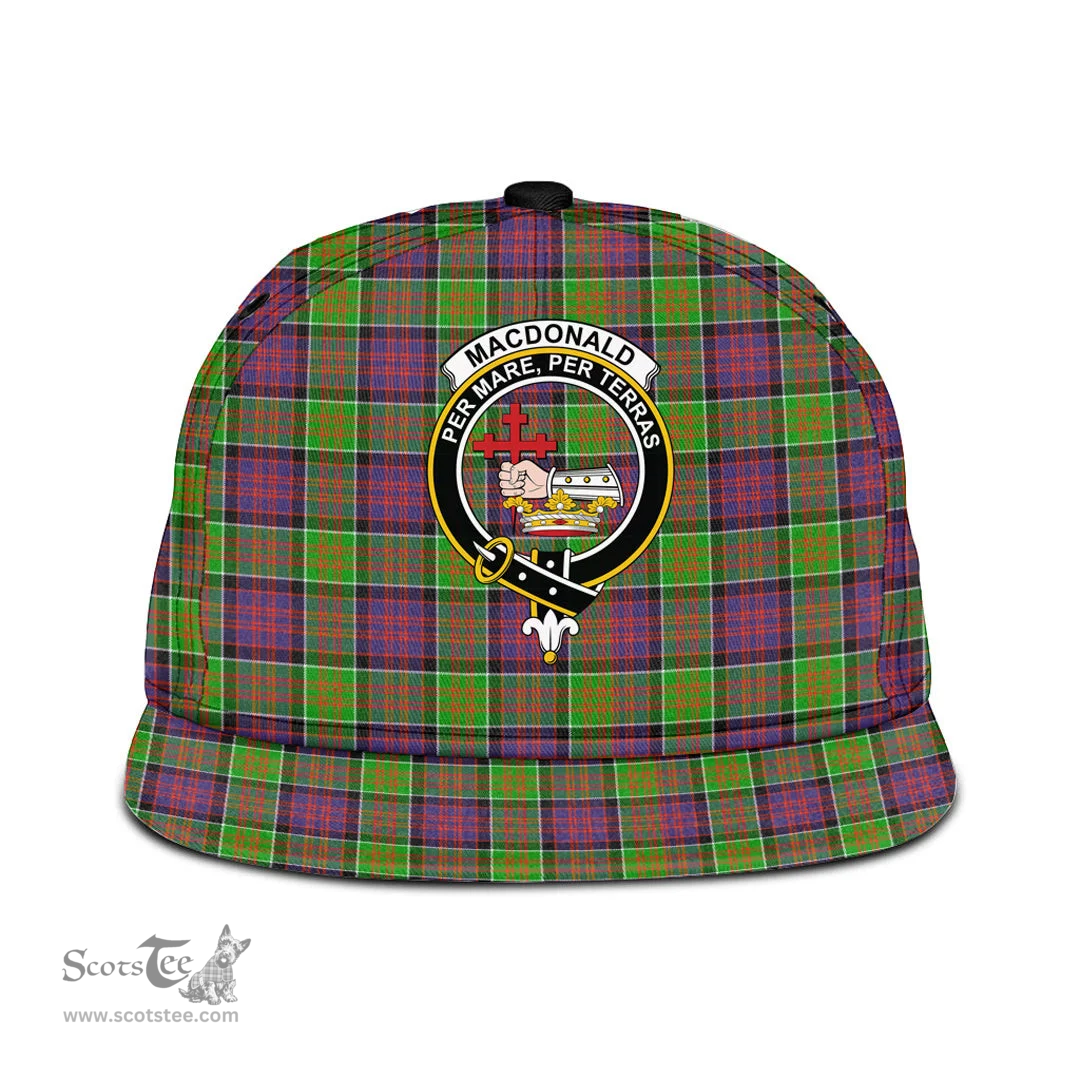 Scottish MacDonald of Clanranald Clan Tartan Snapback Hat - Crest Classic Scottish Plaid Tartan Plaid