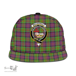 Scottish MacDonald of Clanranald Clan Tartan Snapback Hat - Crest Classic Scottish Plaid Tartan Plaid