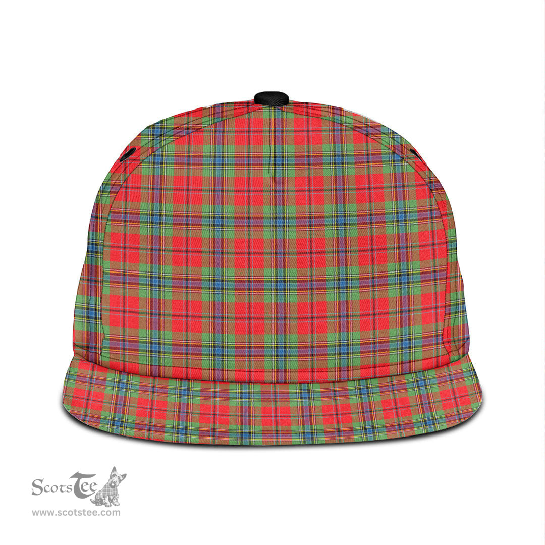 Scottish MacLean of Duart Modern Clan Tartan Snapback Hat - Classic Scottish Plaid Tartan Plaid