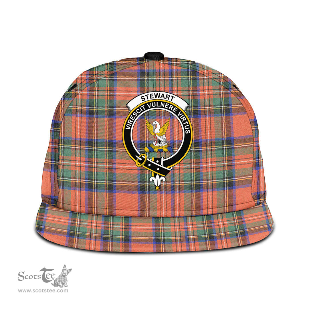 Scottish Stewart Royal Ancient Clan Tartan Snapback Hat - Crest Classic Scottish Plaid Tartan Plaid