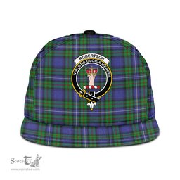 Scottish Robertson Hunting Modern Clan Tartan Snapback Hat - Crest Classic Scottish Plaid Tartan Plaid