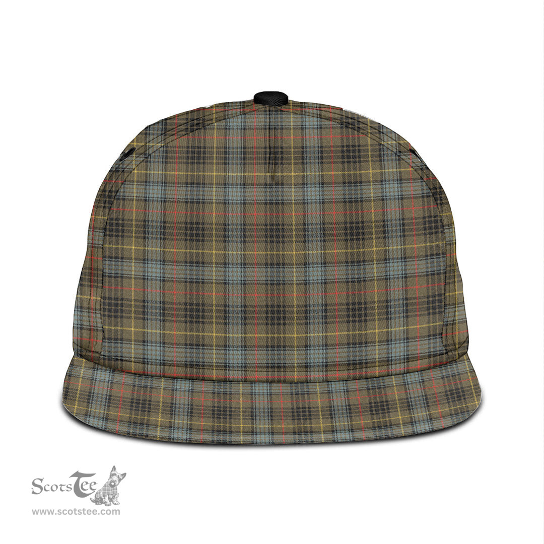 Scottish Stewart Hunting Weathered Clan Tartan Snapback Hat - Classic Scottish Plaid Tartan Plaid