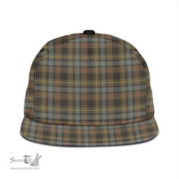 Scottish Stewart Hunting Weathered Clan Tartan Snapback Hat - Classic Scottish Plaid Tartan Plaid
