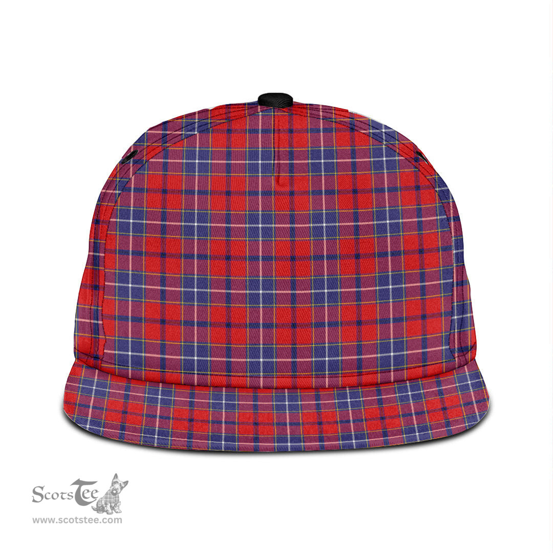 Scottish Wishart Dress Clan Tartan Snapback Hat - Classic Scottish Plaid Tartan Plaid