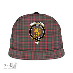 Scottish Cumming Hunting Modern Clan Tartan Snapback Hat - Crest Classic Scottish Plaid Tartan Plaid