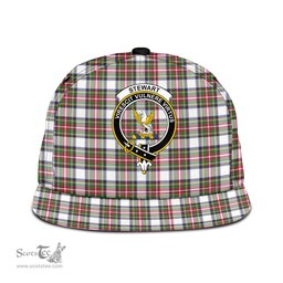 Scottish Stewart Dress Modern Clan Tartan Snapback Hat - Crest Classic Scottish Plaid Tartan Plaid