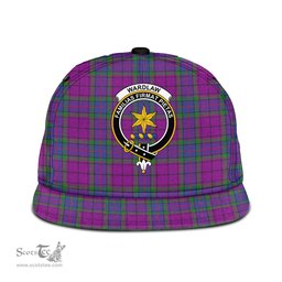 Scottish Wardlaw Modern Clan Tartan Snapback Hat - Crest Classic Scottish Plaid Tartan Plaid