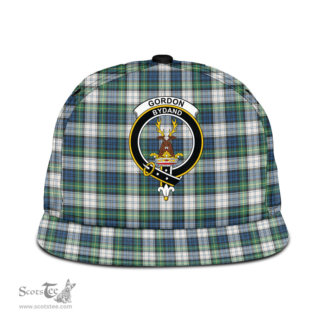 Scottish Gordon Dress Ancient Clan Tartan Snapback Hat - Crest Classic Scottish Plaid Tartan Plaid