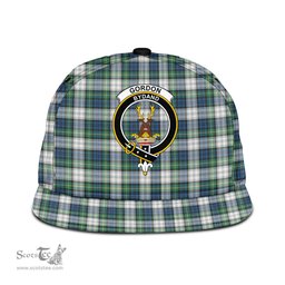 Scottish Gordon Dress Ancient Clan Tartan Snapback Hat - Crest Classic Scottish Plaid Tartan Plaid