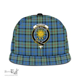 Scottish MacLeod of Harris Ancient Clan Tartan Snapback Hat - Crest Classic Scottish Plaid Tartan Plaid