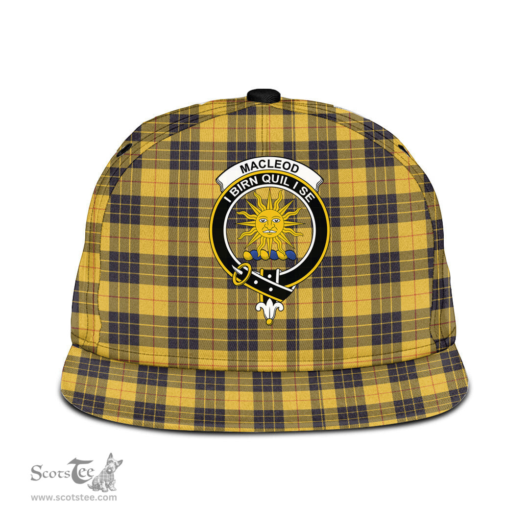 Scottish MacLeod of Lewis Ancient Clan Tartan Snapback Hat - Crest Classic Scottish Plaid Tartan Plaid