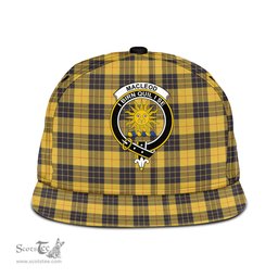 Scottish MacLeod of Lewis Ancient Clan Tartan Snapback Hat - Crest Classic Scottish Plaid Tartan Plaid