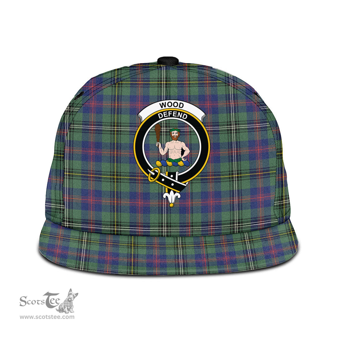 Scottish Wood Modern Clan Tartan Snapback Hat - Crest Classic Scottish Plaid Tartan Plaid