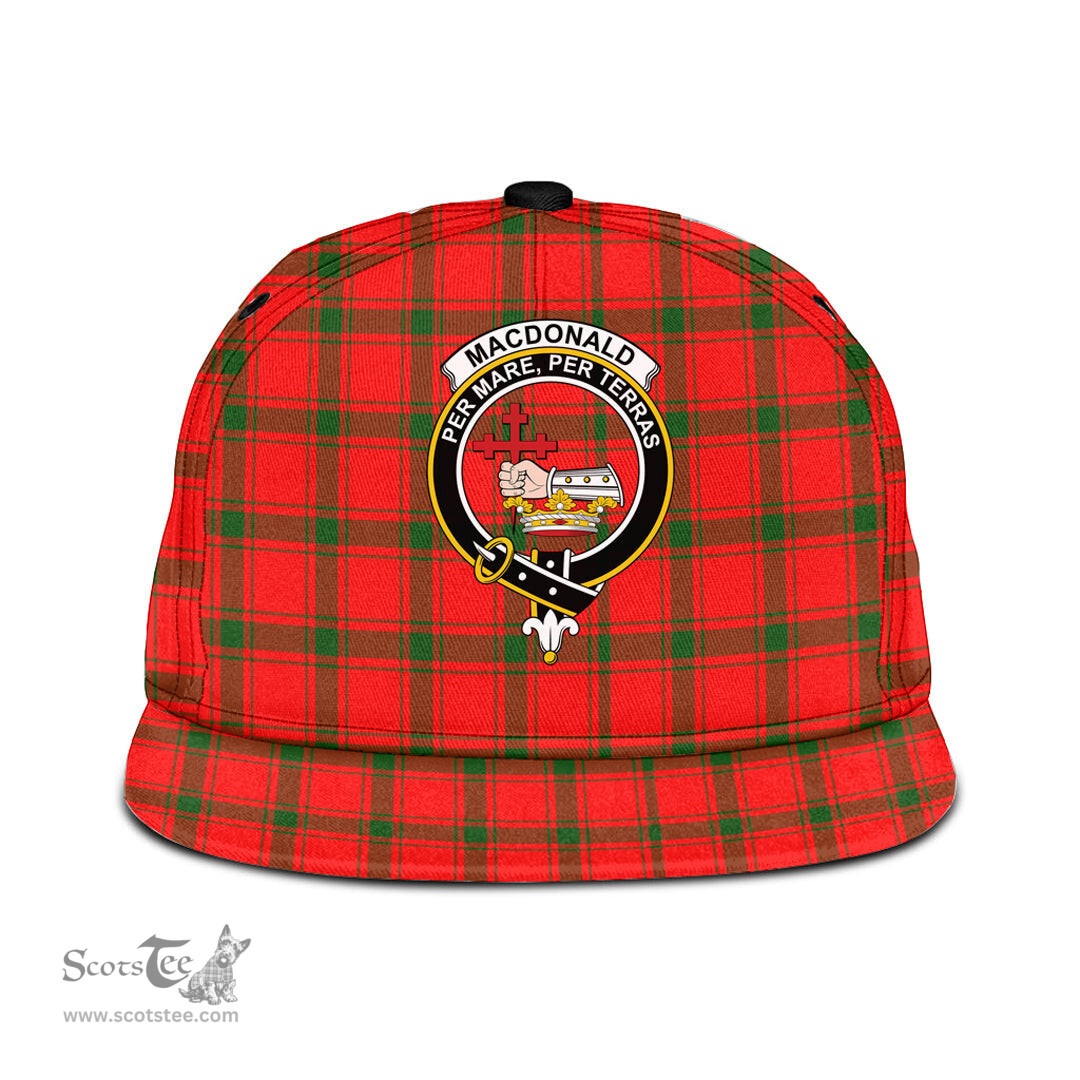 Scottish MacDonald of Sleat Clan Tartan Snapback Hat - Crest Classic Scottish Plaid Tartan Plaid