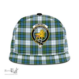Scottish Campbell Dress Clan Tartan Snapback Hat - Crest Classic Scottish Plaid Tartan Plaid