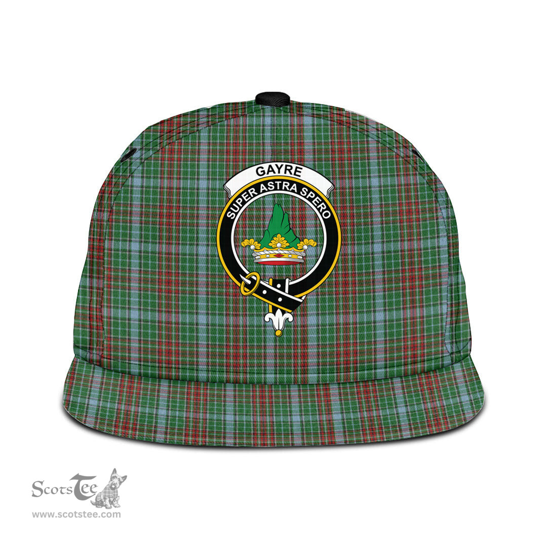 Scottish Gayre Clan Tartan Snapback Hat - Crest Classic Scottish Plaid Tartan Plaid