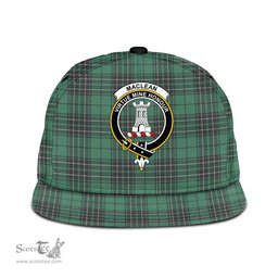 Scottish MacLean Hunting Ancient Clan Tartan Snapback Hat - Crest Classic Scottish Plaid Tartan Plaid
