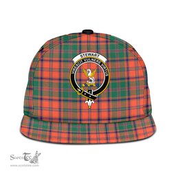 Scottish Stewart of Appin Ancient Clan Tartan Snapback Hat - Crest Classic Scottish Plaid Tartan Plaid