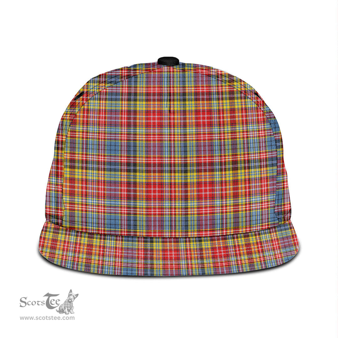 Scottish Ogilvie of Airlie Ancient Clan Tartan Snapback Hat - Classic Scottish Plaid Tartan Plaid