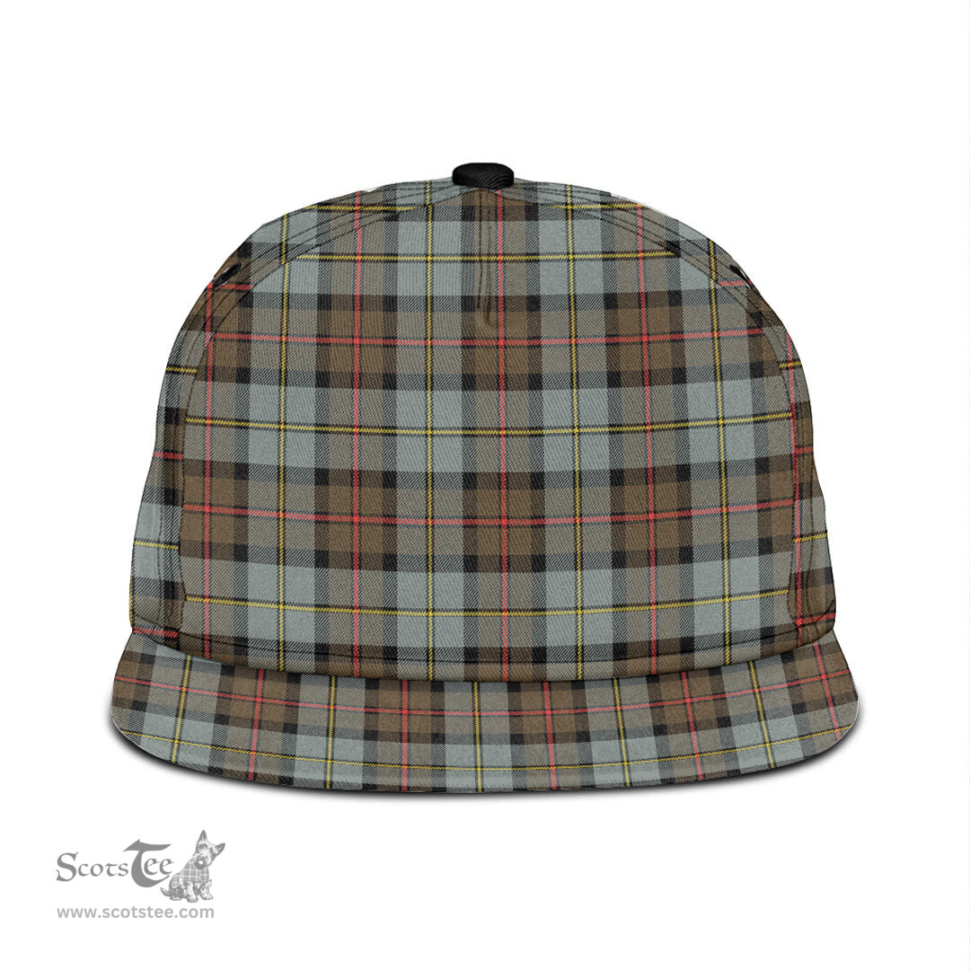 Scottish MacLeod of Harris Weathered Clan Tartan Snapback Hat - Classic Scottish Plaid Tartan Plaid
