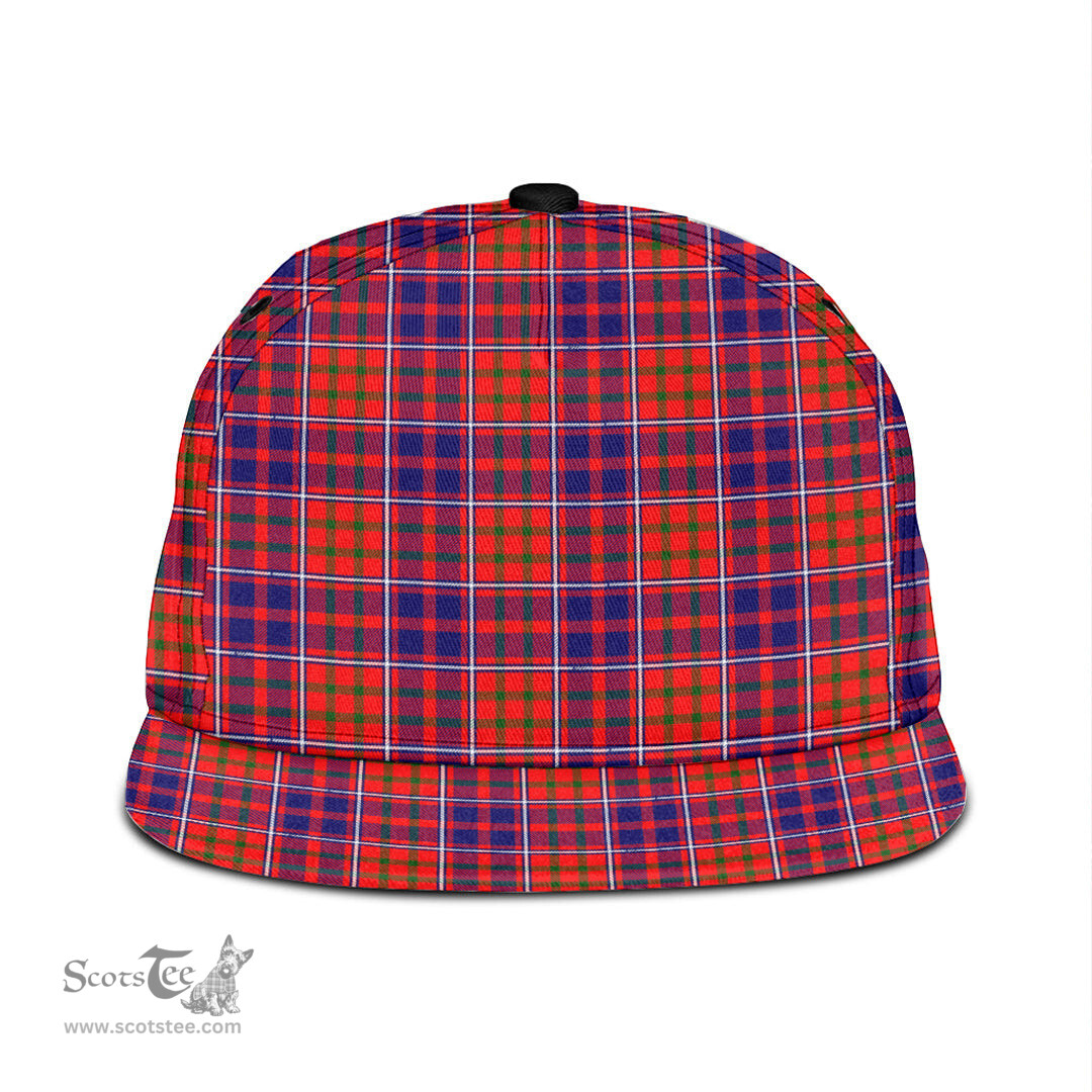 Scottish Cameron of Lochiel Modern Clan Tartan Snapback Hat - Classic Scottish Plaid Tartan Plaid