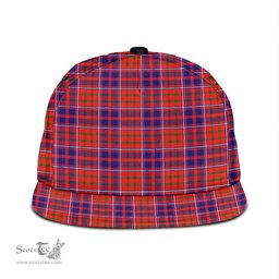 Scottish Cameron of Lochiel Modern Clan Tartan Snapback Hat - Classic Scottish Plaid Tartan Plaid