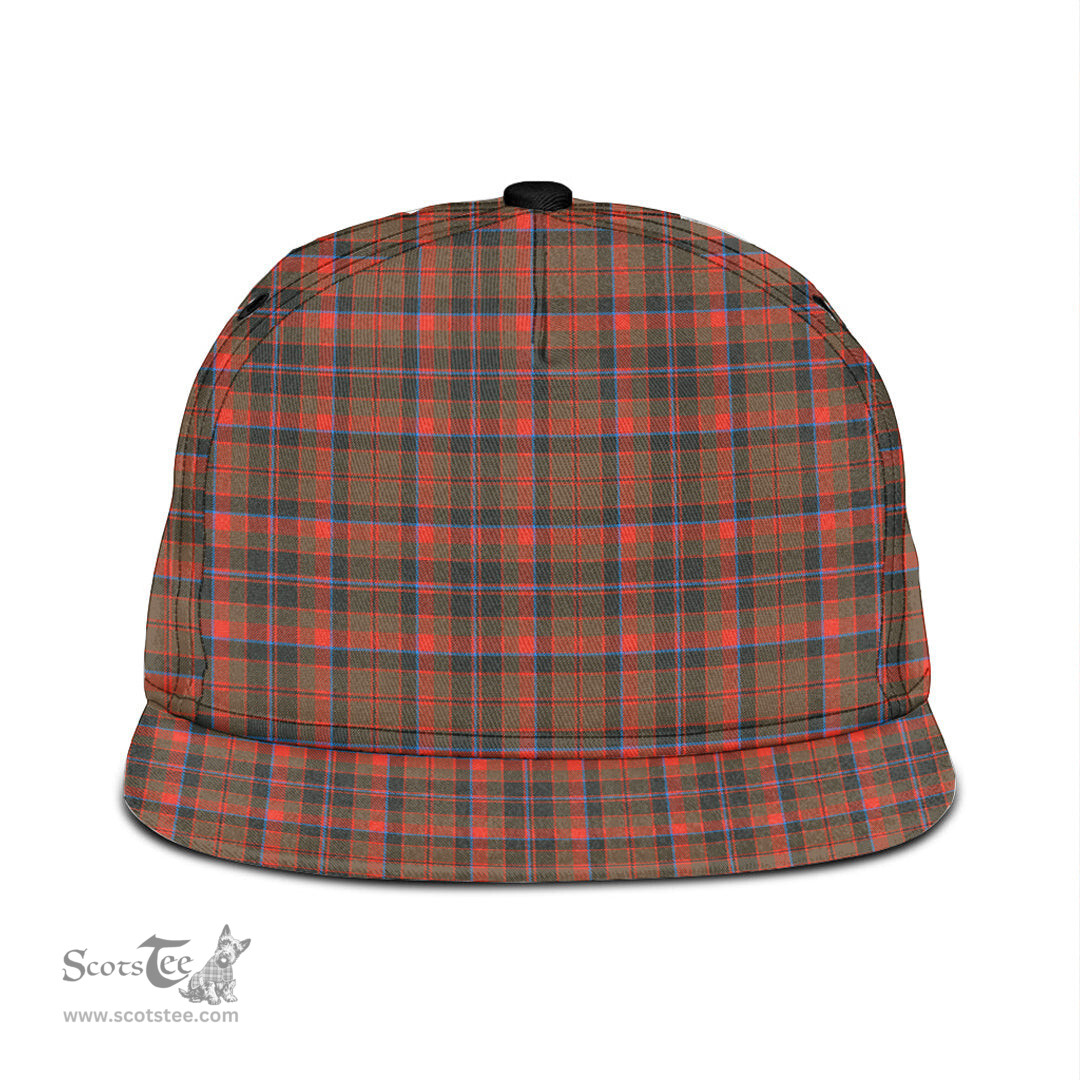 Scottish Cumming Hunting Weathered Clan Tartan Snapback Hat - Classic Scottish Plaid Tartan Plaid
