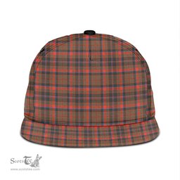 Scottish Cumming Hunting Weathered Clan Tartan Snapback Hat - Classic Scottish Plaid Tartan Plaid