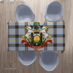 Scottish Bell of the Borders Clan Tartan Tablecloth - Unicorn Thistle Style Scottish Plaid Tartan Plaid