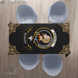 Scottish Kirkaldy (of Grange) Clan Tartan Tablecloth - Gold Style Scottish Plaid Tartan Plaid